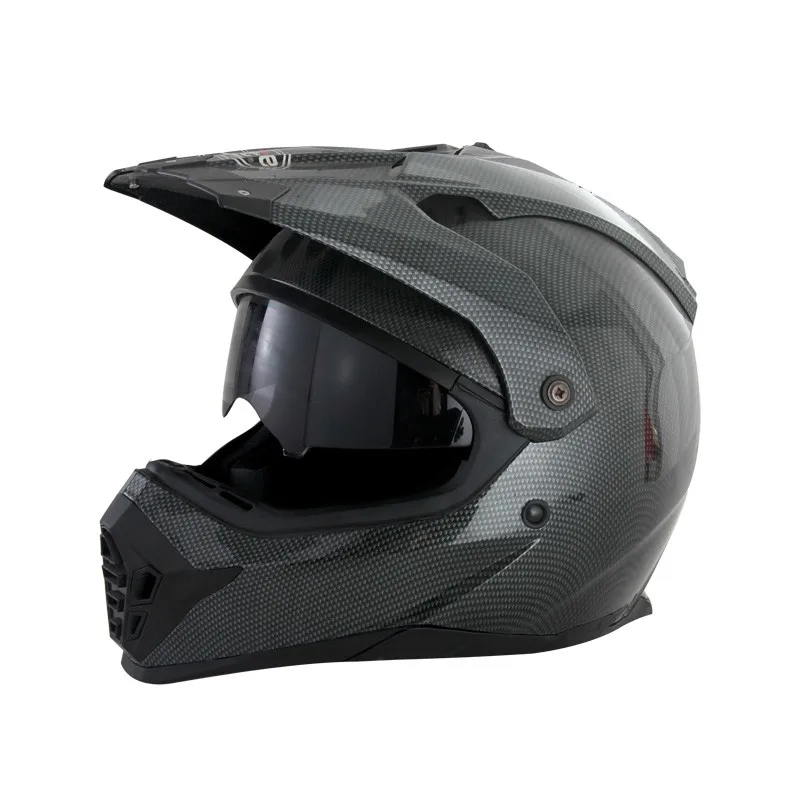 
DOT and ECE certification double visor bike helmets 