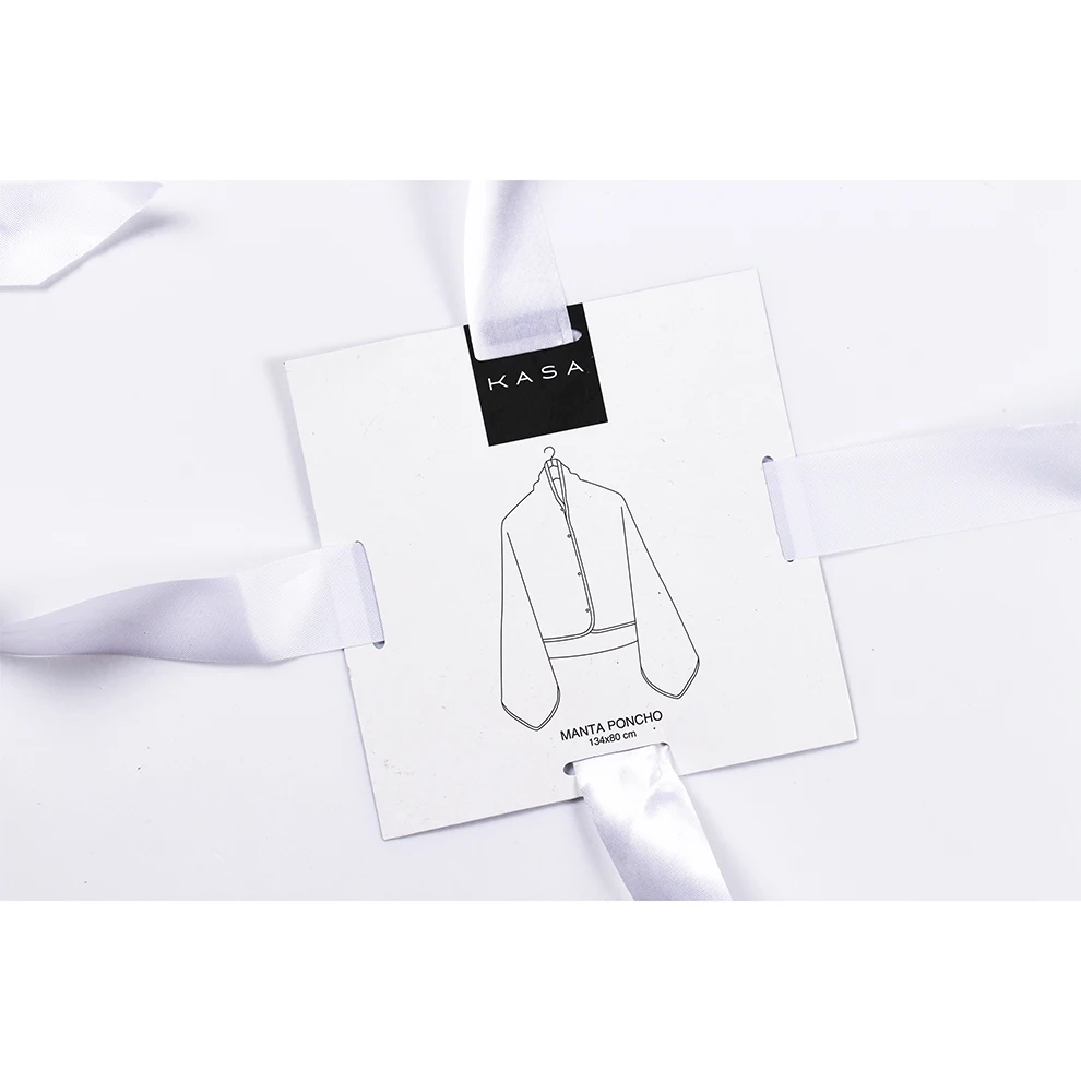 Luxury plaid printed manta wool blanket