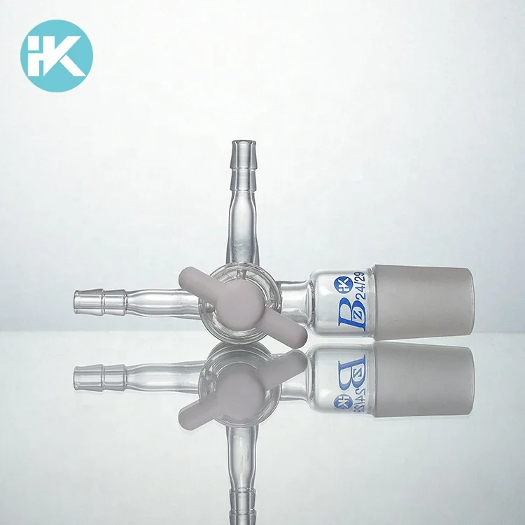 Huke по индивидуальному заказу запорный кран PTFE Т-образной формы, трехкомпонентный каталитический, капилляр