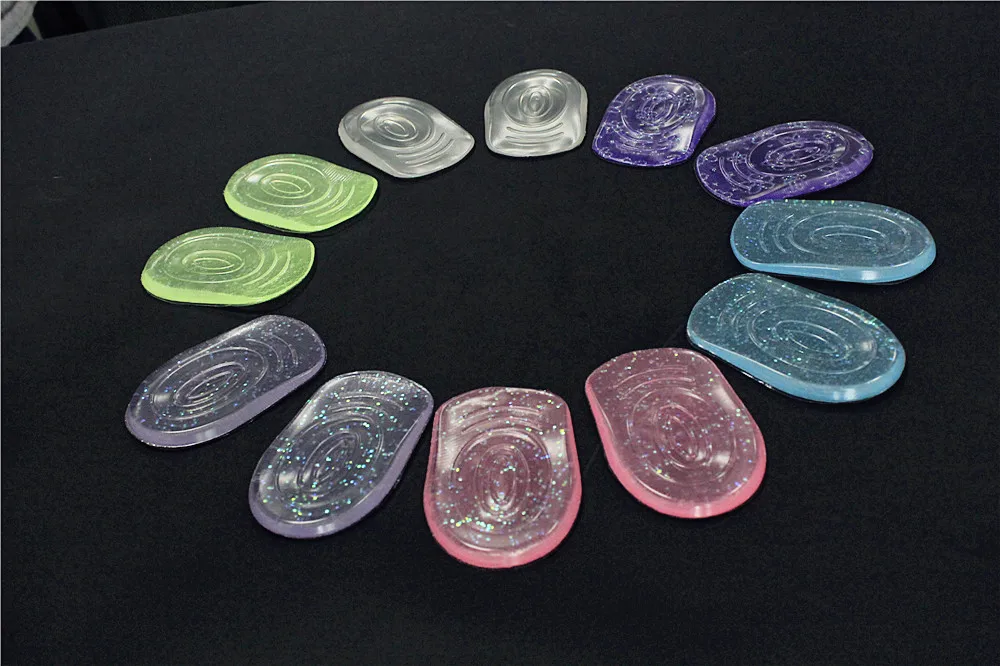 Wholesales 2 Pairs Anti-skid Silicone Gel Insoles High Heel Shoes Forefoot Front foot Pad