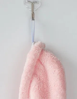 Microfiber Hair Drying Towel Wrap Super Absorbent Twist Turban Fast Dry Hair Cap with Buttons Fasten Dry Hair Hat