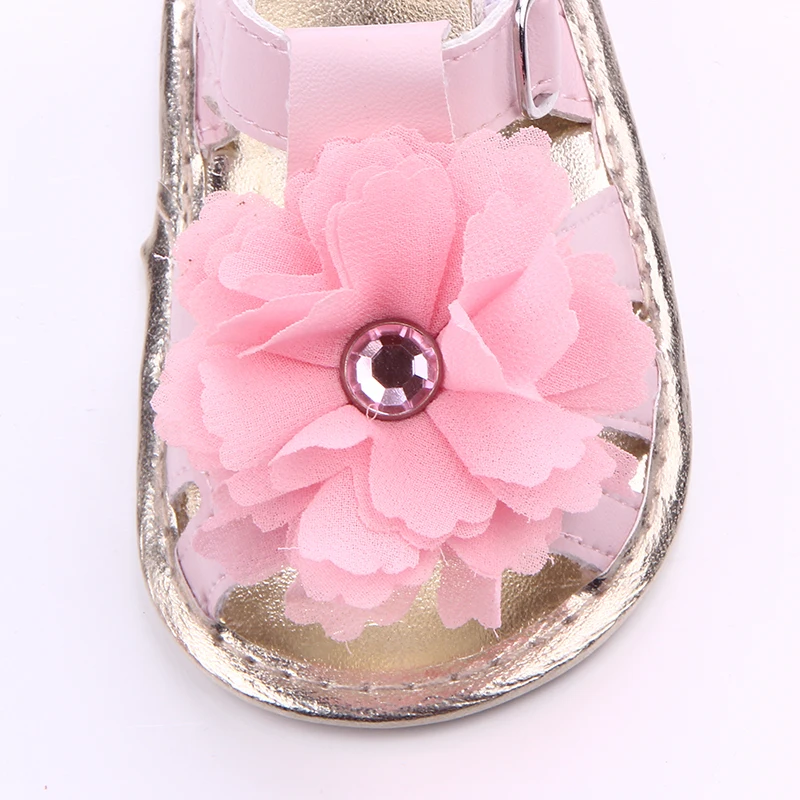 Beautiful PU baby girl sandals for summer