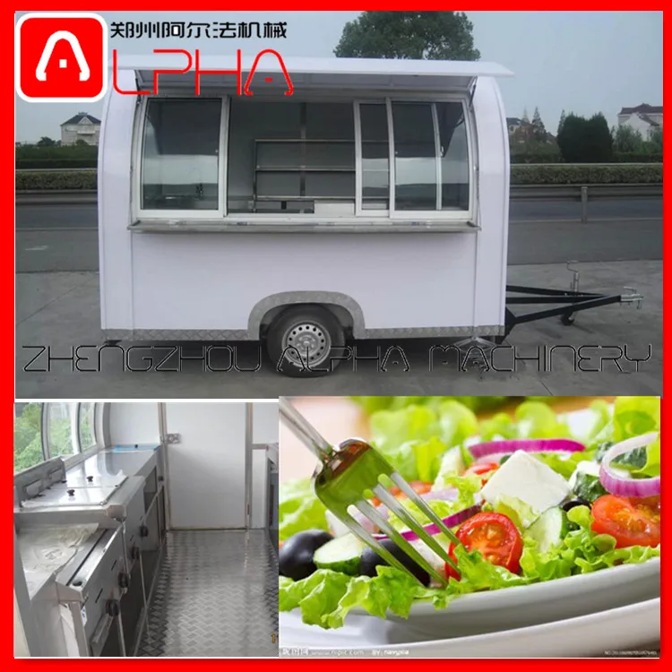 Good News/China Mobile Food Cart /Fast Food Caravan for Sale