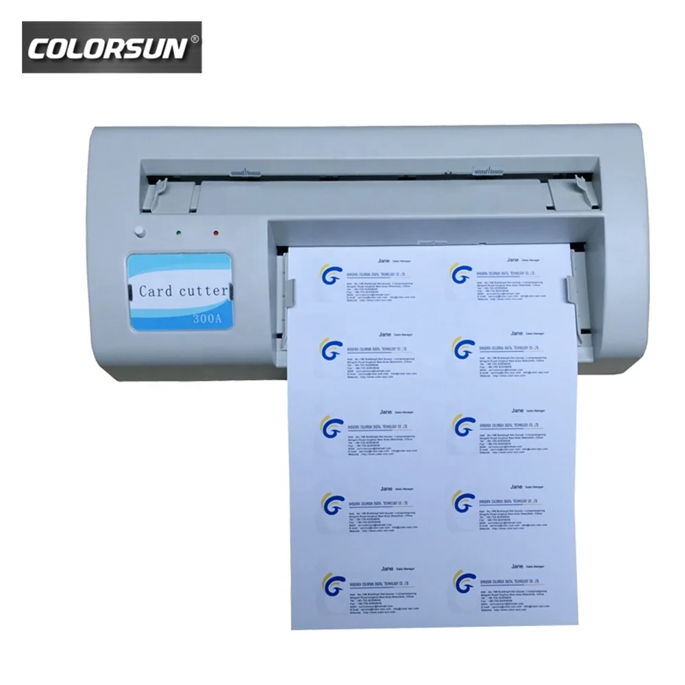  Автоматический резак для визитных карточек электрический 90*54 мм распродажа