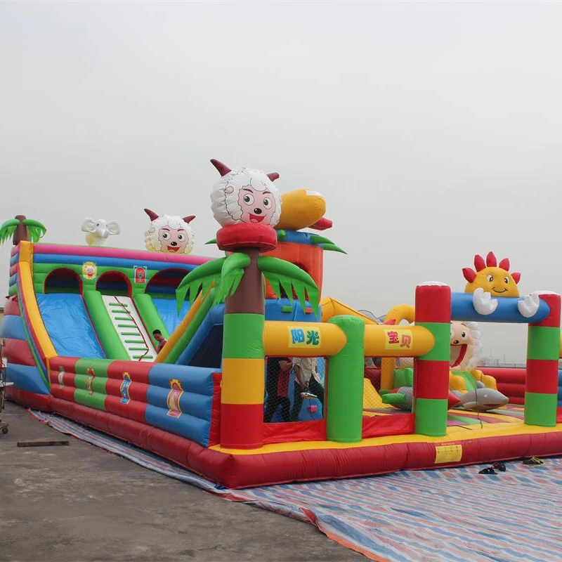Hot selling commercial inflatable children playground on sale outdoor amusement park equipment