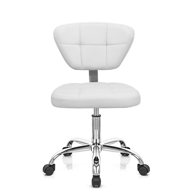 funky design PU seat height back salon shop stool