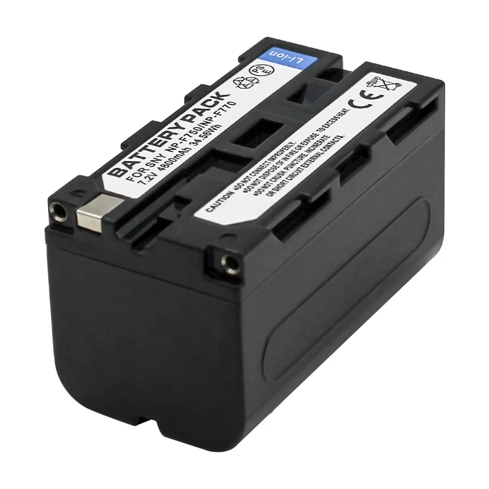 Fully Decoded Li-ion Battery NP-F750 NP-F770 for SONY HXR-MC1500C NEX-FS700CK NEX-EA50 HXR-NX5C NX100