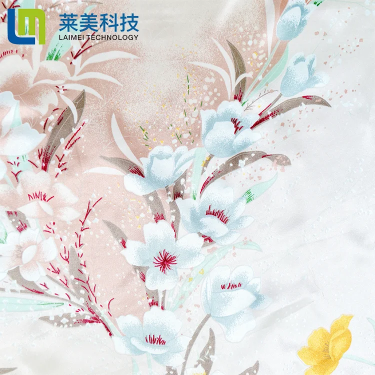 Luxury White Silk Satin Fabric Polyester Shimmer Satin drapery Fabric For Abaya Polyester Korea Top sponsor