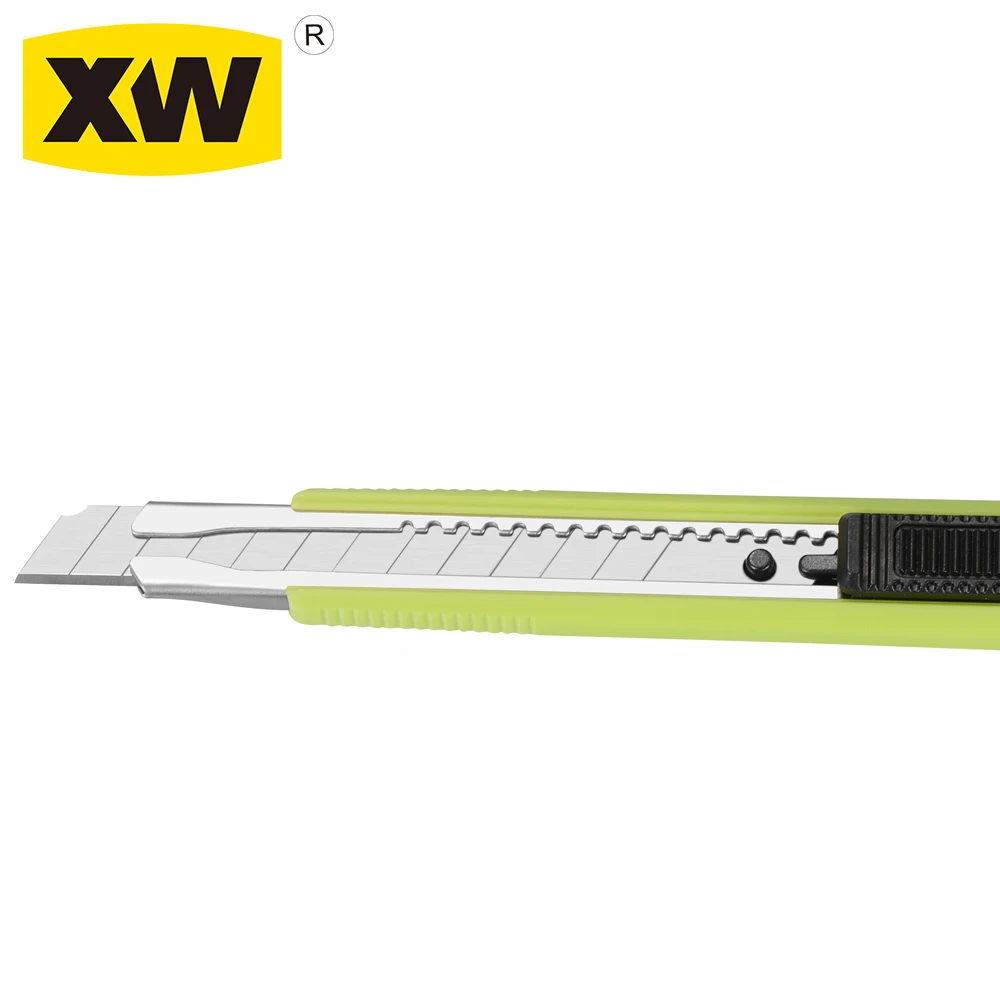 Retractable  9mm blade  ABS plastic snap off craft knife