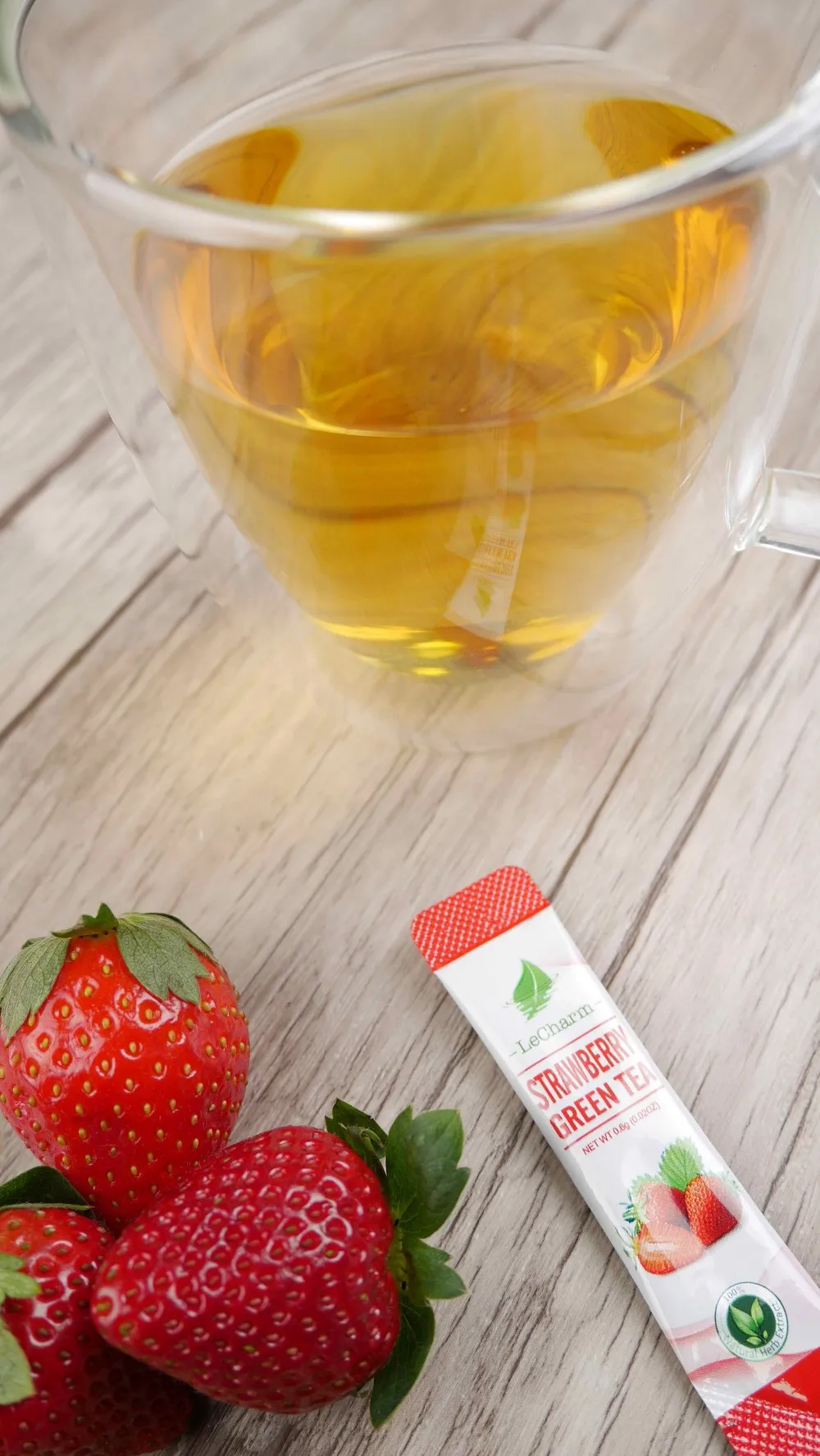 High Quality Fermented Papaya Fruit Tea Strawberry Green Tea at factory price