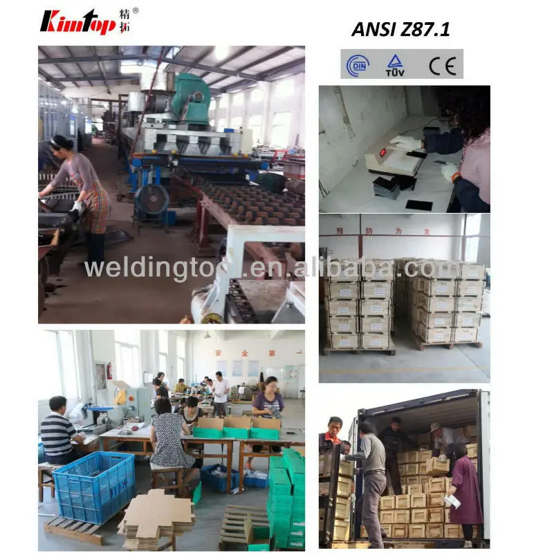 welding protective glass conforms to CE