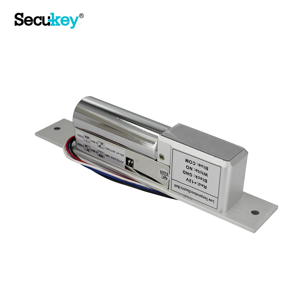 Electronic door lock stainless steel 800KG with signal and delay time for access control