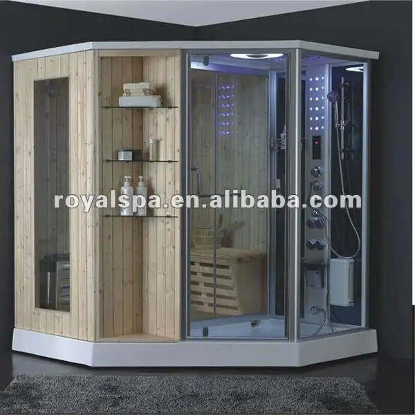 
deluxe steam sauna shower combination 