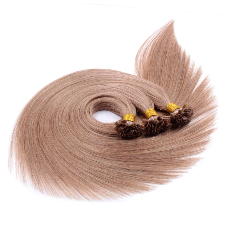 New products high quality virgin Russian hair,Unprocessed hot fusion flat tip hair extention