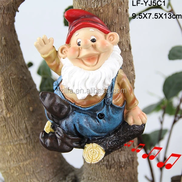 funny garden gnome for sale in resin crafts