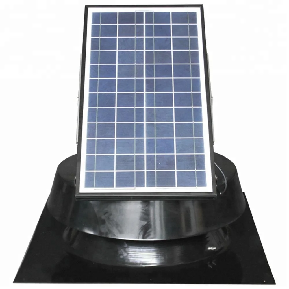 
25W Solar attic fan with thermal controller 