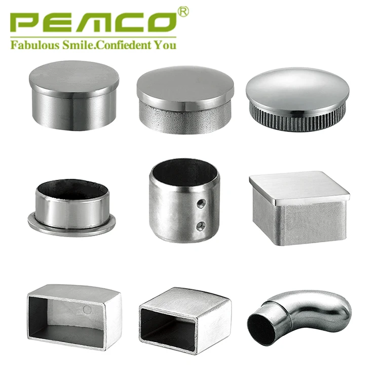 Stainless Steel End Cap for square Rail with Good Price