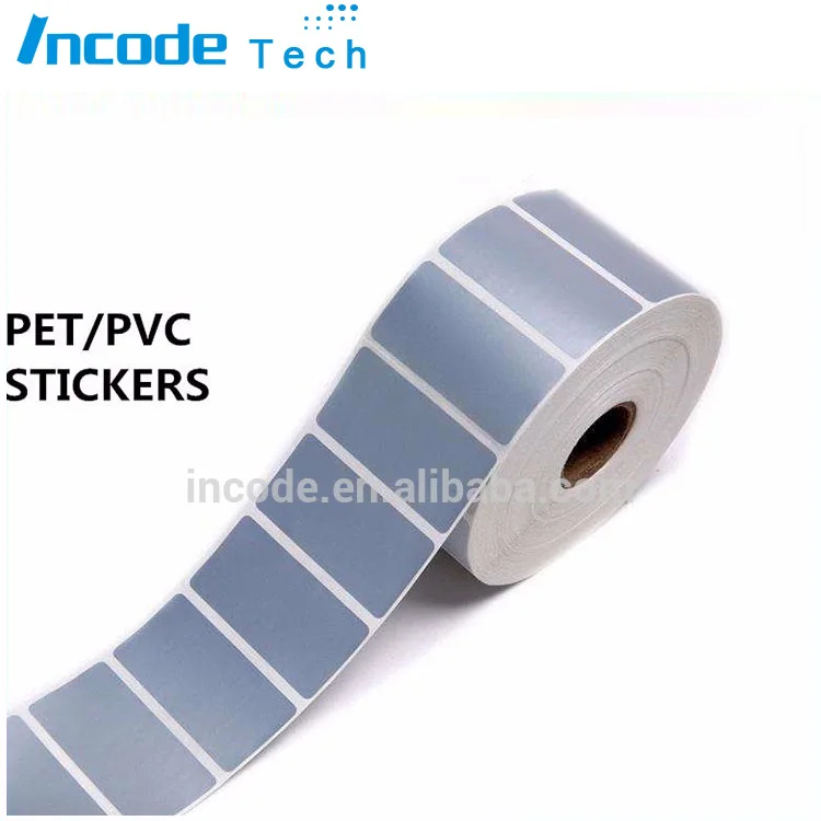 Direct Manufacture High Quality Bar code PET/PVC Sticker Printing Custom Logo Personalized Label Stickers