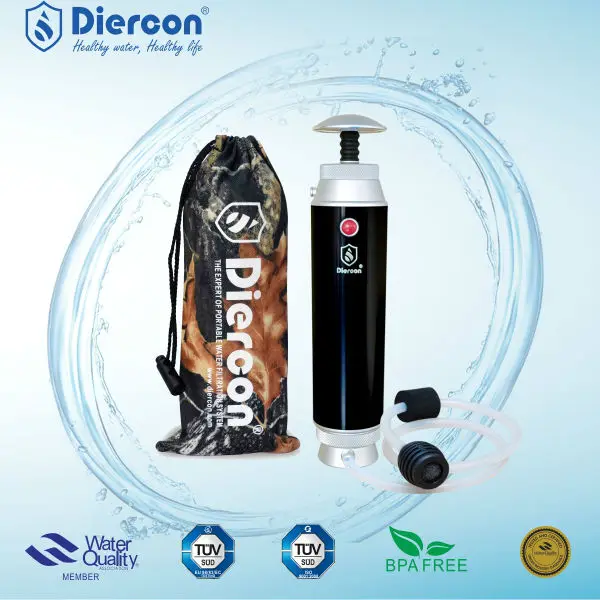 Top Brand Diercon Personal Portable Camping, Emergency Water Filter Outdoor Water Filter(KP01)