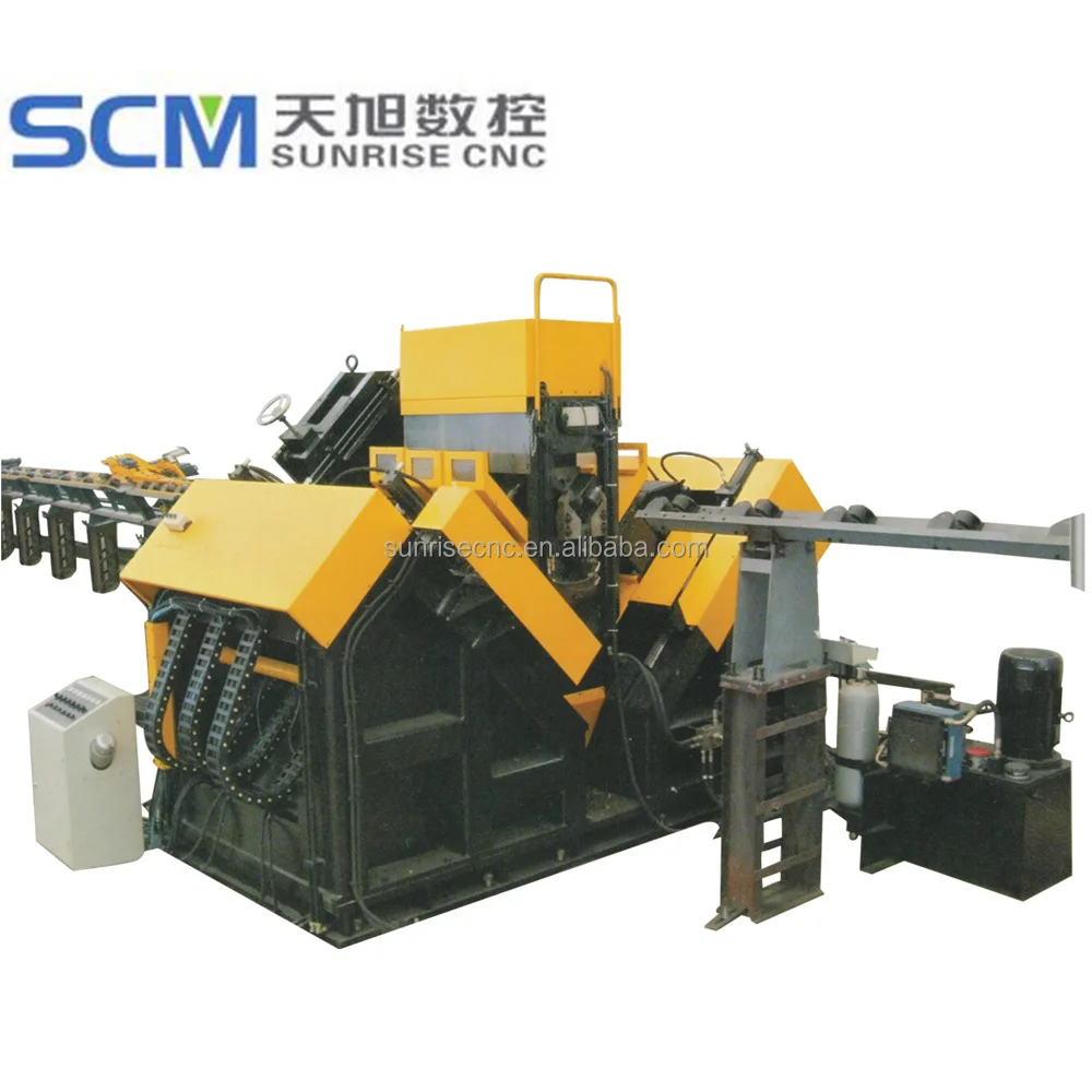 CNC servo motor Angle Steel Drilling Marking Tower Processing Machinery
