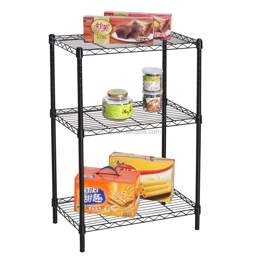 550*330*800mm wire storage racks   Small Kitchen Shelf Metal Wire Shelf