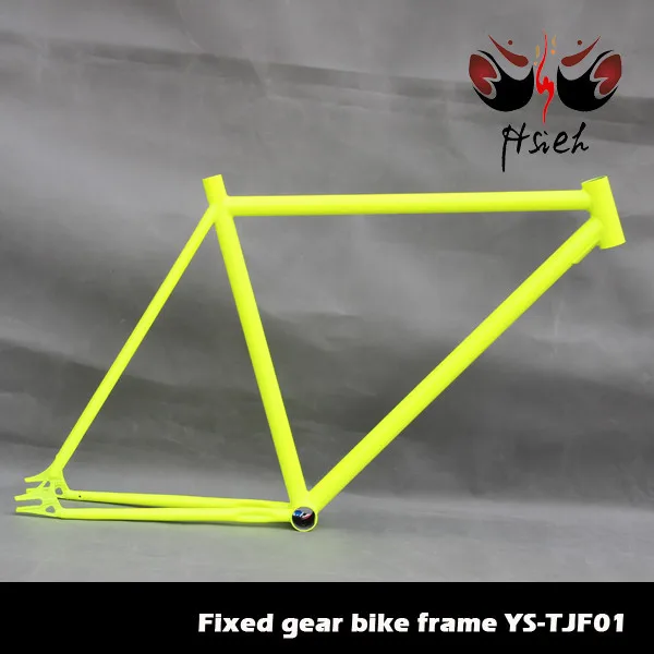Colorful fixed gear frame for single speed bike