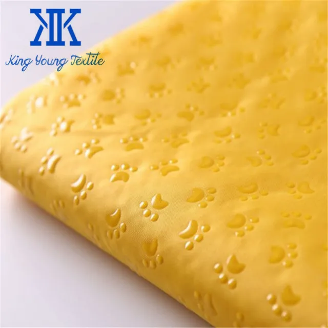 Paw Print Design 150D 210D 300D Polyester Oxford Waterproof Non slip Fabric