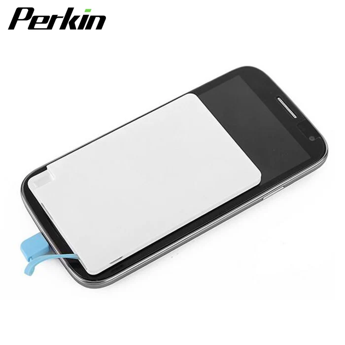 Super Ultra-thin polymer credit card size fast charging magnetic wireless power bank