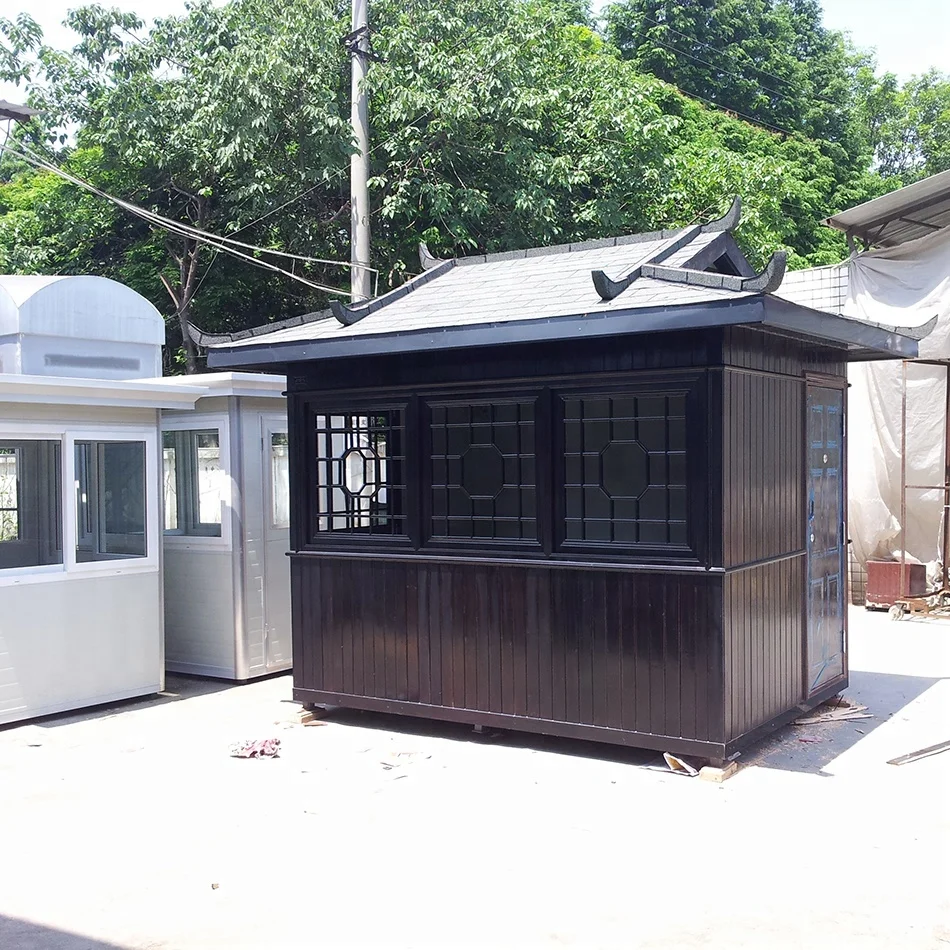 
 Лёгкая стальная портативная охранная стойка/Sentry box/билетная будка  