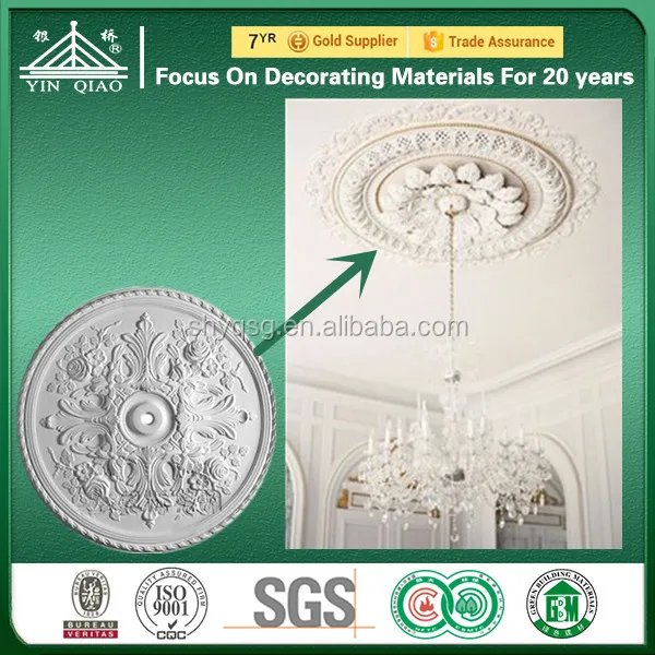 Plaster molds for crafts beauty 3d ceiling gypsum panels