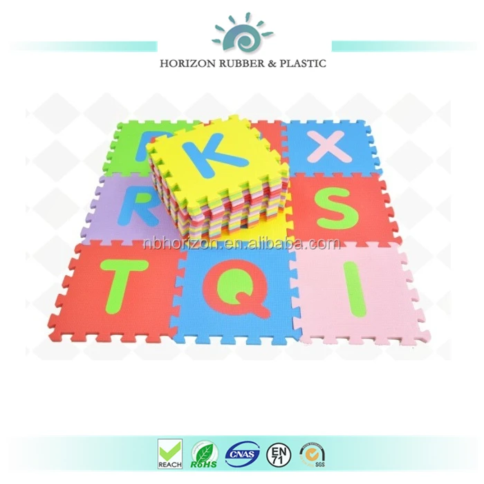 Children's Games Educational Mat Alphabet and Numbers Puzzles EVA Puzzles Mat