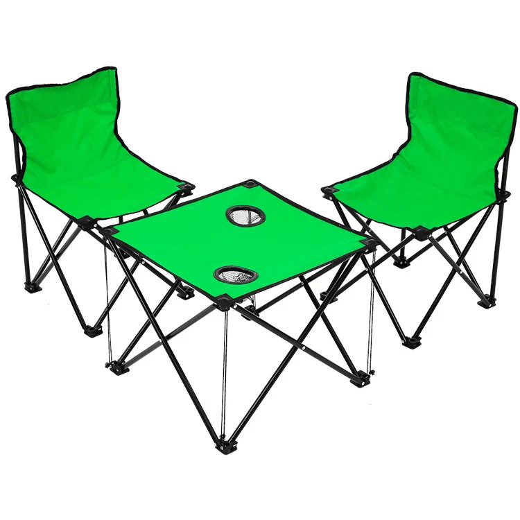 Leisure Outdoor Camping Chair with Mini Table Lightweight Folding Table Set