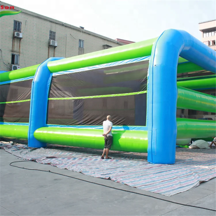 HOT Selling inflatable paintball arena, inflatable ball field interactive play system team building