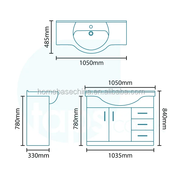 Bathroom ceramic wc toilet with mirror and shelf