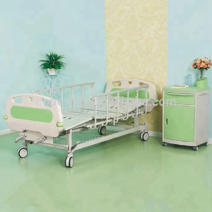 Two function manual bed from hospital bed manufacturer