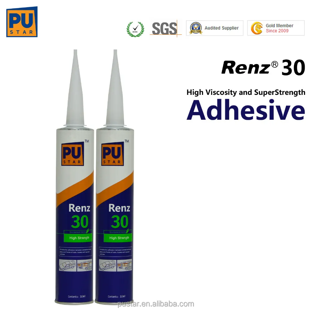 High Performance PU Sealant for Auto Windshield and Side Glass Sealing of Cars & Buses(Renz30)