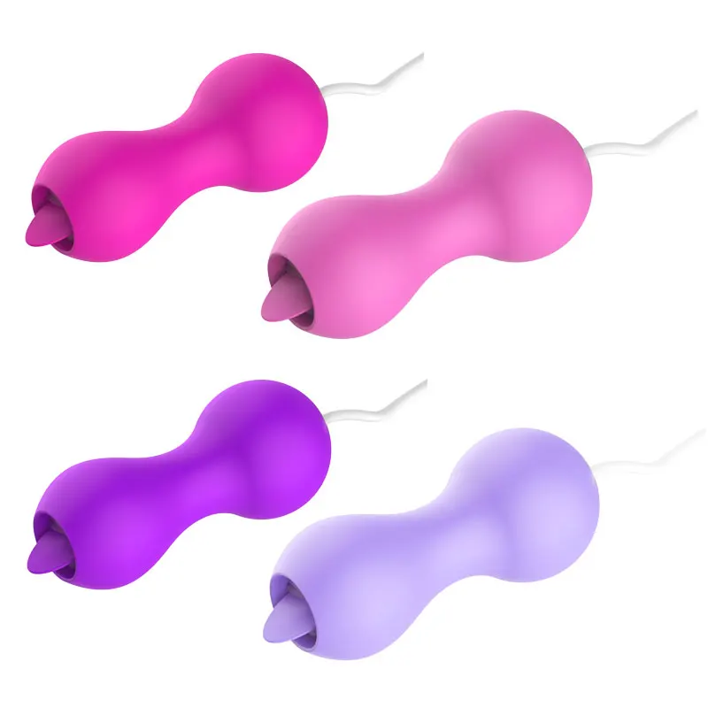 Adult Sex Toy Women Clitoris Vibrating Bullet Sex Toys Remote Control Licking Tongue Egg Vibrator