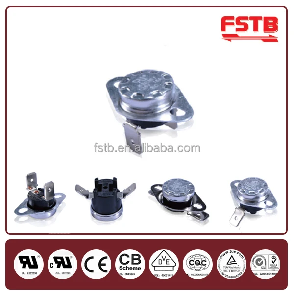 KSD301 Auto reset Heating Element Bimetal Thermostat 10A 250V Switch For Electrical Appliance Part