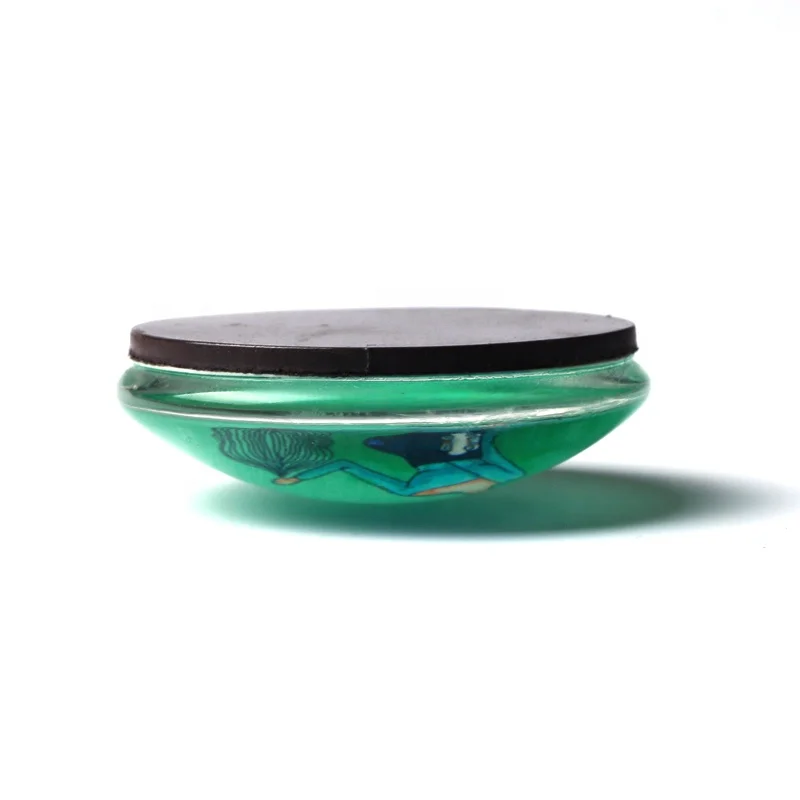 Europe Custom Popular Magnet Princess Illustration Custom Girls Glass Refrigerator Magnets For Promotional Gift