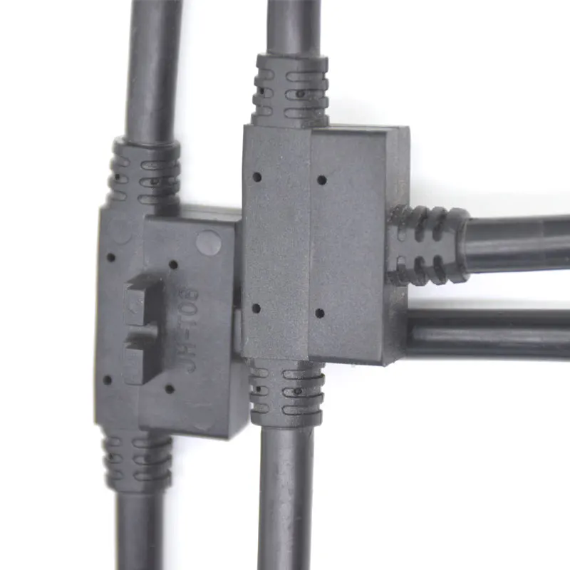 Kenhon Factory Price 3 Way T Type Connector Waterproof Extension Cord for LED Light