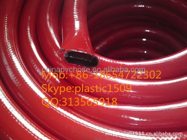 
PVC Clear Hose Garden Nylon Braided Hose PVC Fiber Braided Reinforced Hose 