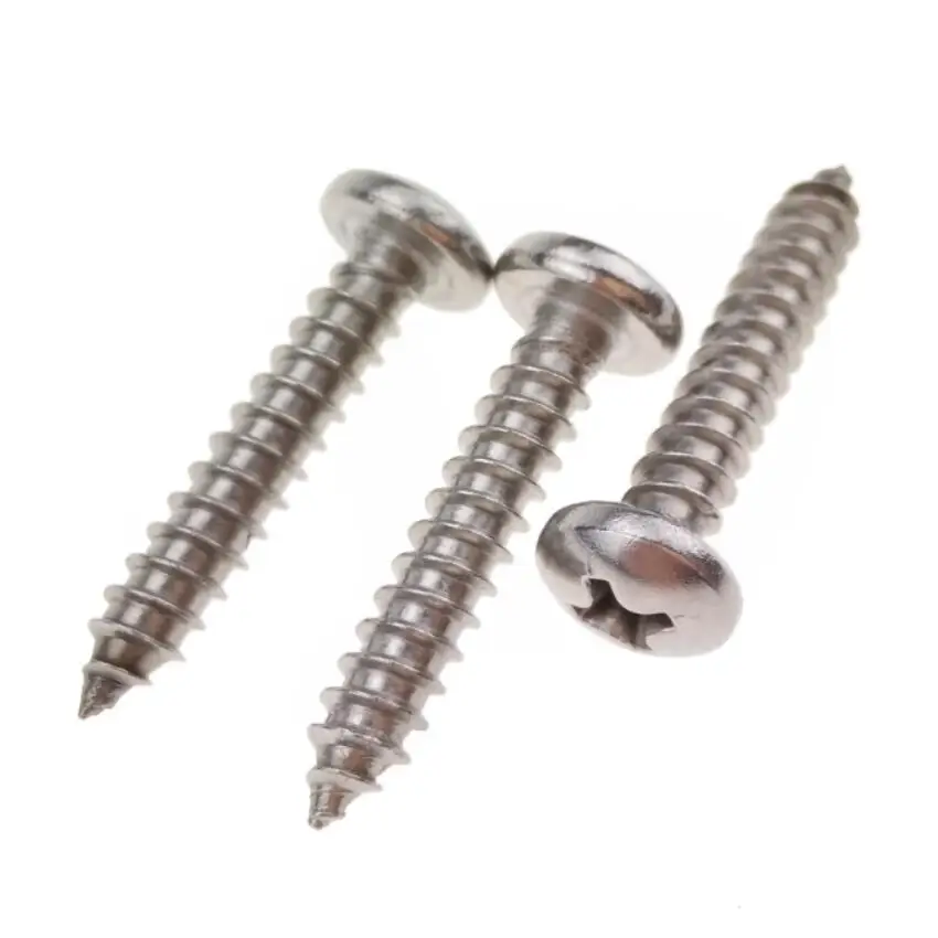
Pan Head Self Tapping Screws Stainless Steel 304 for Engineering 