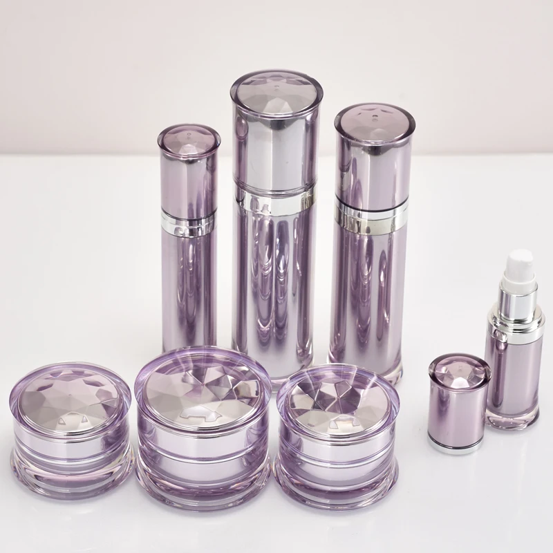 TYD-01A03A1empty  silk screen printing  for body cream and lotion bottles with spray pump acrylic over-cap containers wholesale