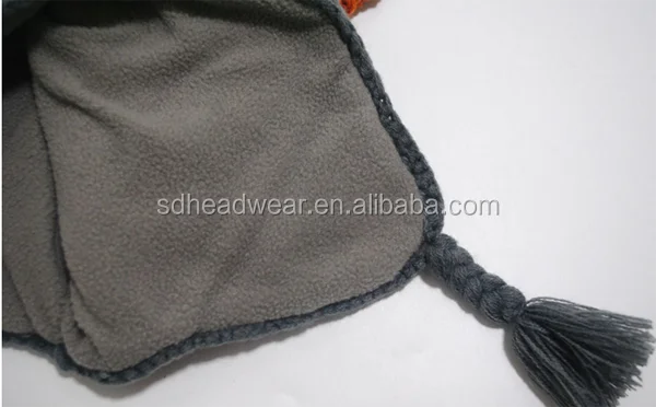 lovely cartoon handmade Baby Hats dinosaur crochet beanie with earflap