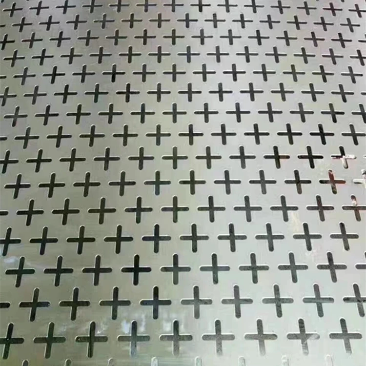 Good quality 5mm round hole size perforated metal mesh punched square hole size netting