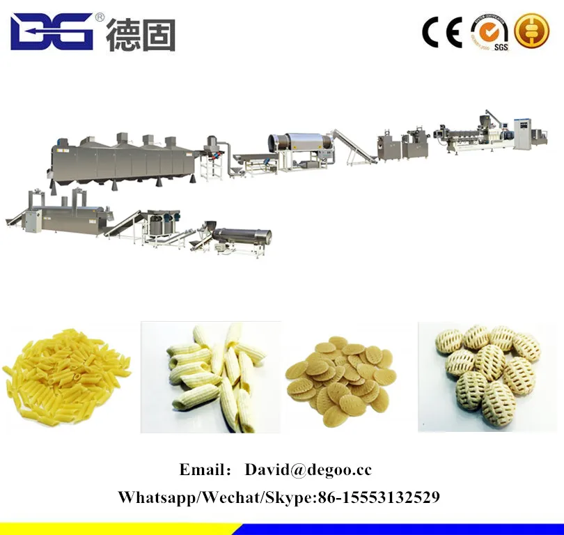 Fried Snack Pellets Puffed Food Extrusion Machine