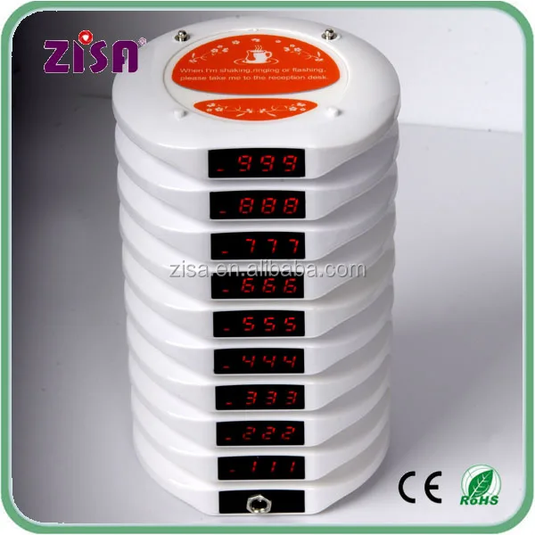 Зиса чайный сервиз беспроводной каботажное судно пейджер система официант вызов системы зуммер