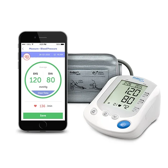 
API/SDK CE Wireless BLE Arm Type Blood Pressure Monitor for telemedicine 