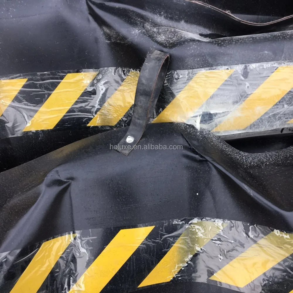 Прочная надувная резиновая стрела для сдерживания разлива масла