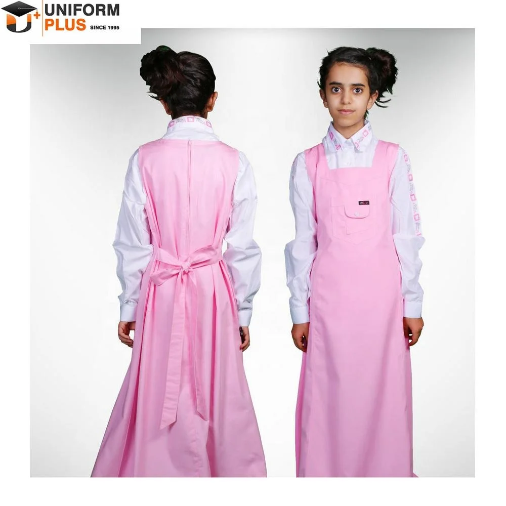 Saudi arabia school uniform cotton frock design for girls